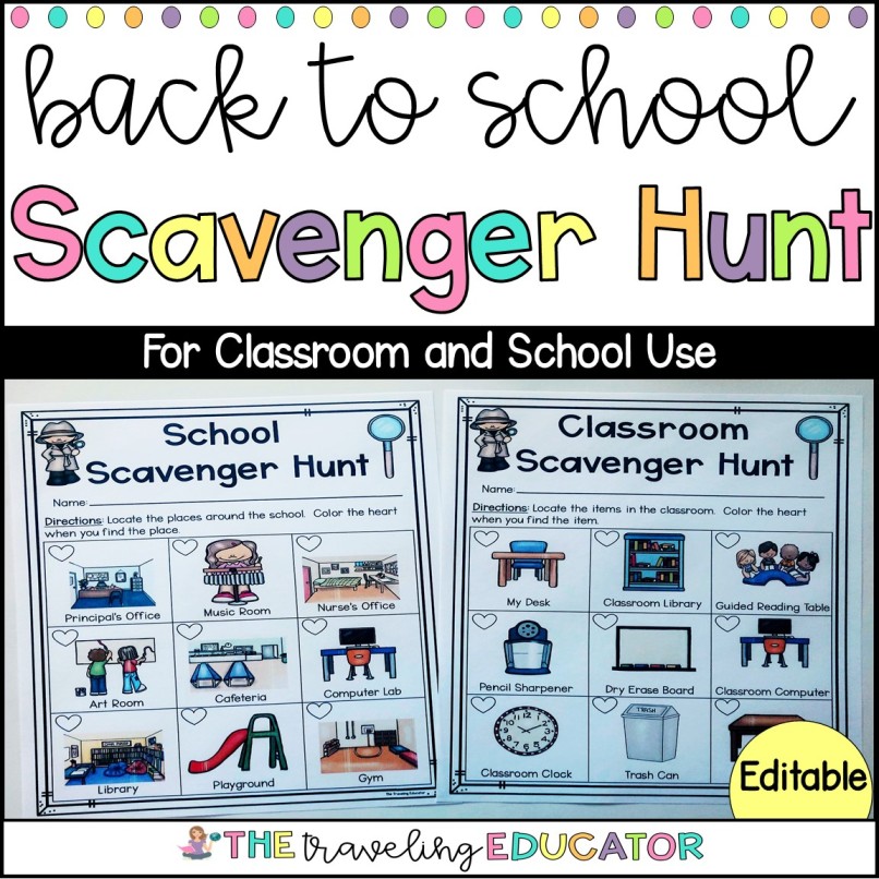 Online College Scavenger Hunt Worksheet Online College Scavenger Hunt Worksheet