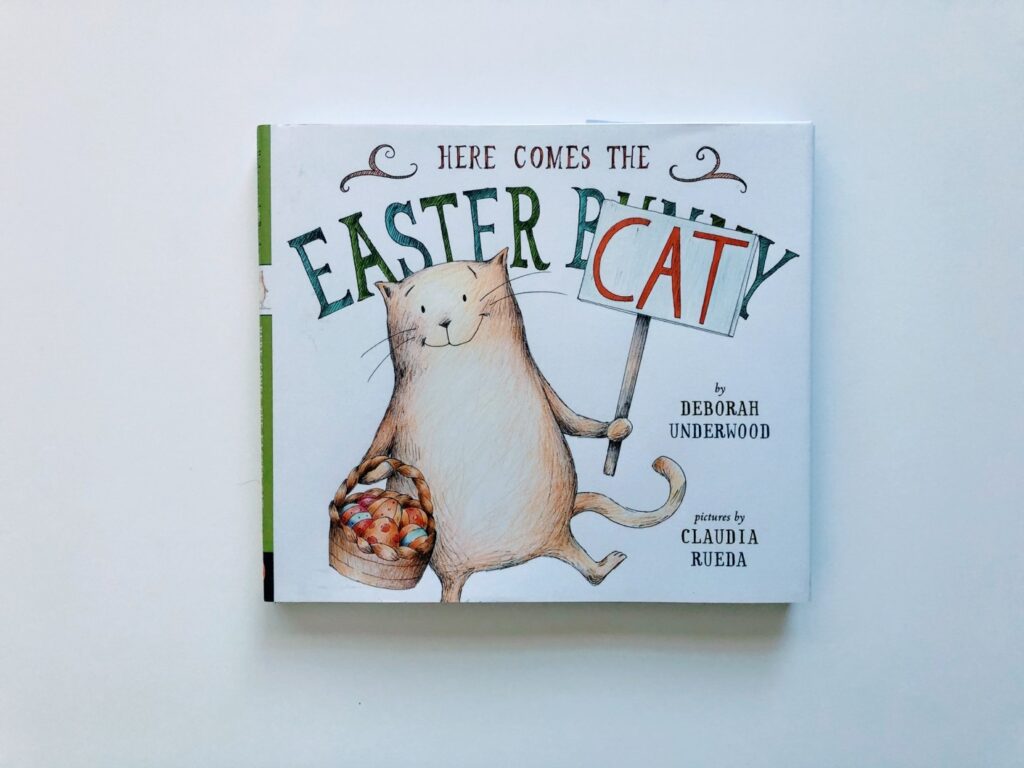 A picture of an Easter book for kids book called, The Easter Cat