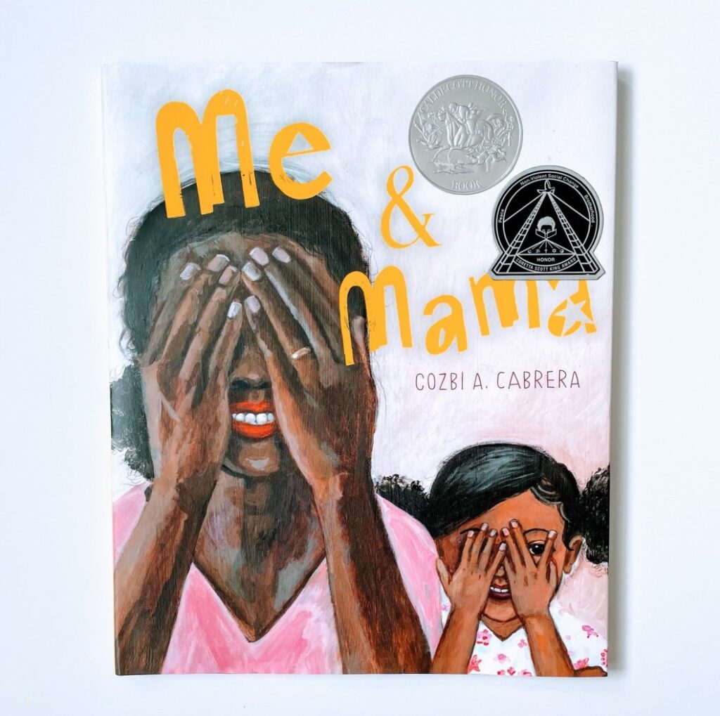 A picture of the Caldecott and Coretta Scott King Honor Book, Me and Mama from the list of the best Mother's and Father's Day Children's Books