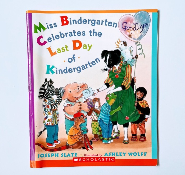 The third end of the school year book called, Miss Bindergarten Celebrates the Last Day of Kindergarten