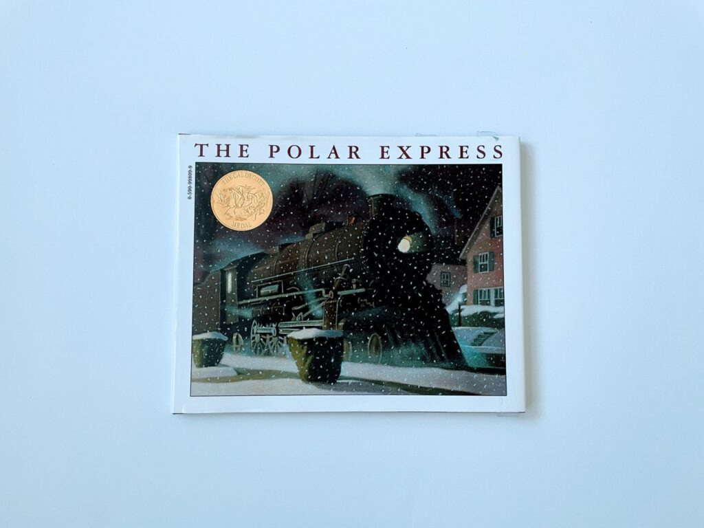 Polar Express Book Picture, which is book number 3 for the best Christmas Read Alouds