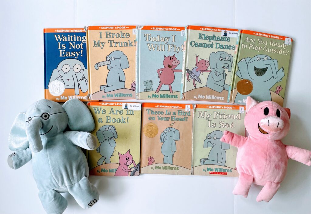 One of the largest series by Mo Willems is the Elephant and Piggie series.